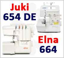 Тест драйв №39 Juki 654 против Elna 664