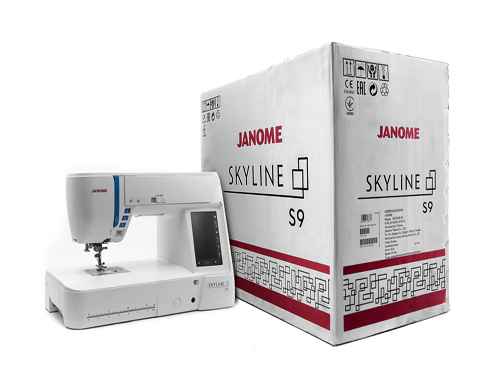 Фото  Швейная машина с вышивальным блоком Janome Skyline S9 | Текстильторг